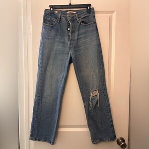 Size 29 Ribcage straight Levi’s Premium jeans